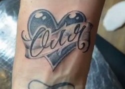 Тату в честь Ольги Бузовой. За лайки...