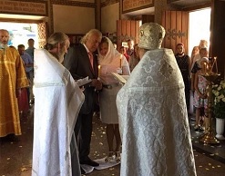 Брак на небесах: Резник обвенчался с женой в Крыму